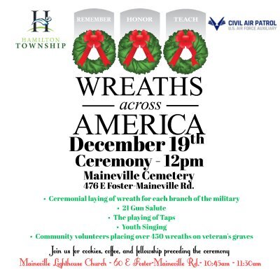 Wreaths Across America flyer